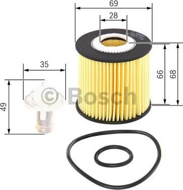 BOSCH F 026 407 098 - Öljynsuodatin inparts.fi