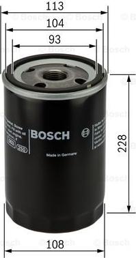 BOSCH F 026 407 048 - Öljynsuodatin inparts.fi