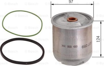 BOSCH F 026 407 059 - Öljynsuodatin inparts.fi