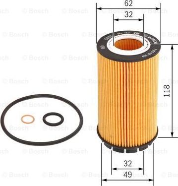 BOSCH F 026 407 069 - Öljynsuodatin inparts.fi