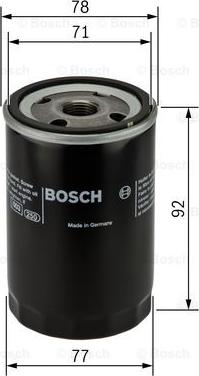 BOSCH F 026 407 017 - Öljynsuodatin inparts.fi