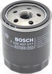 BOSCH F 026 407 017 - Öljynsuodatin inparts.fi