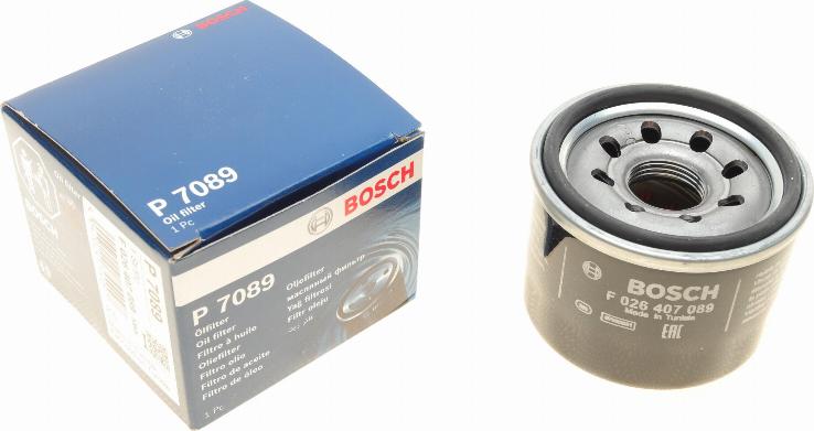 BOSCH F 026 407 089 - Öljynsuodatin inparts.fi