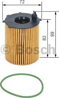 BOSCH F 026 407 082 - Öljynsuodatin inparts.fi