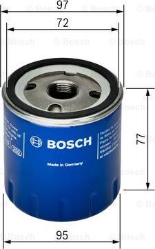 BOSCH F 026 407 024 - Öljynsuodatin inparts.fi