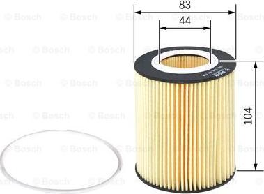 BOSCH F 026 407 075 - Öljynsuodatin inparts.fi