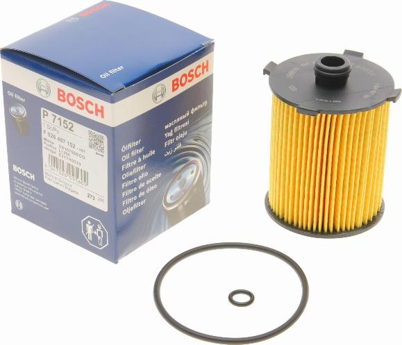 BOSCH F 026 407 152 - Öljynsuodatin inparts.fi