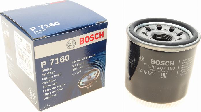 BOSCH F 026 407 160 - Öljynsuodatin inparts.fi