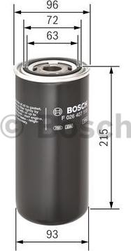 BOSCH F 026 407 115 - Öljynsuodatin inparts.fi