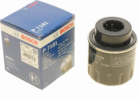 BOSCH F 026 407 181 - Öljynsuodatin inparts.fi