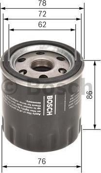 BOSCH F 026 407 188 - Öljynsuodatin inparts.fi