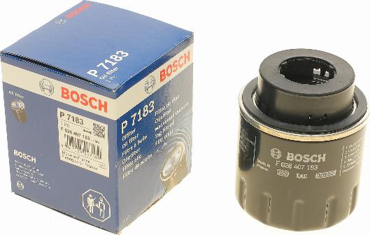 BOSCH F 026 407 183 - Öljynsuodatin inparts.fi