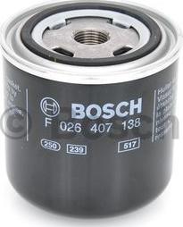 BOSCH F 026 407 138 - Öljynsuodatin inparts.fi