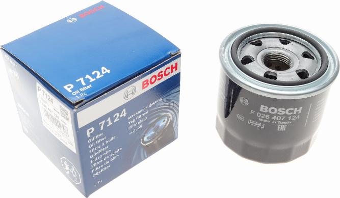 BOSCH F 026 407 124 - Öljynsuodatin inparts.fi