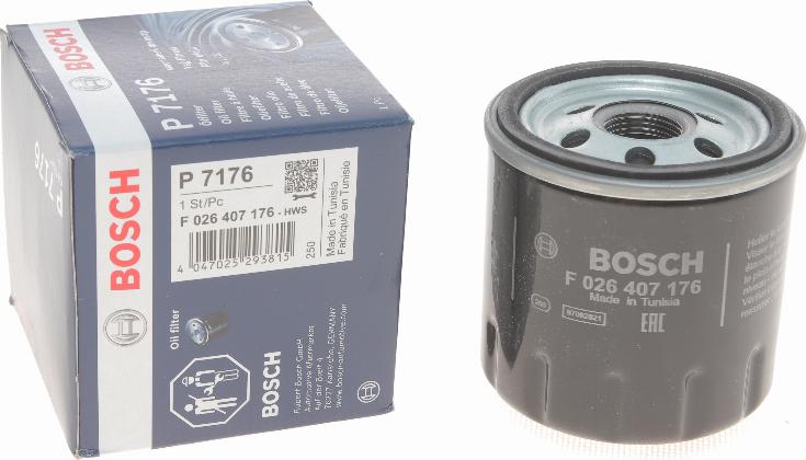 BOSCH F 026 407 176 - Öljynsuodatin inparts.fi