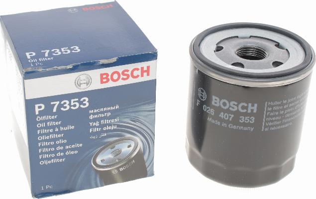 BOSCH F 026 407 353 - Öljynsuodatin inparts.fi