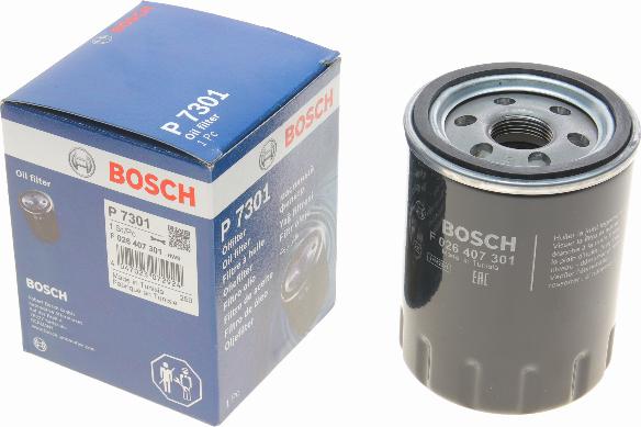 BOSCH F 026 407 301 - Öljynsuodatin inparts.fi