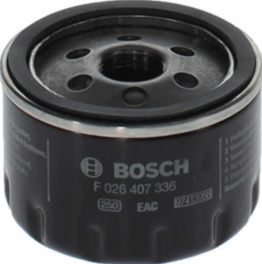 BOSCH F 026 407 336 - Öljynsuodatin inparts.fi