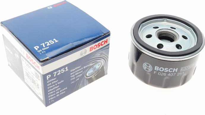 BOSCH F 026 407 251 - Öljynsuodatin inparts.fi