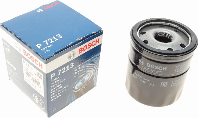 BOSCH F 026 407 213 - Öljynsuodatin inparts.fi