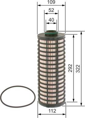 BOSCH F 026 407 286 - Öljynsuodatin inparts.fi