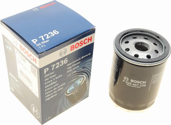 BOSCH F 026 407 236 - Öljynsuodatin inparts.fi