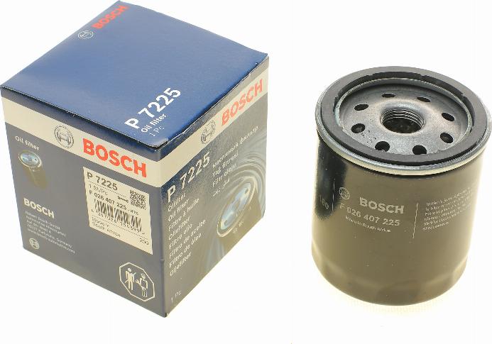 BOSCH F 026 407 225 - Öljynsuodatin inparts.fi