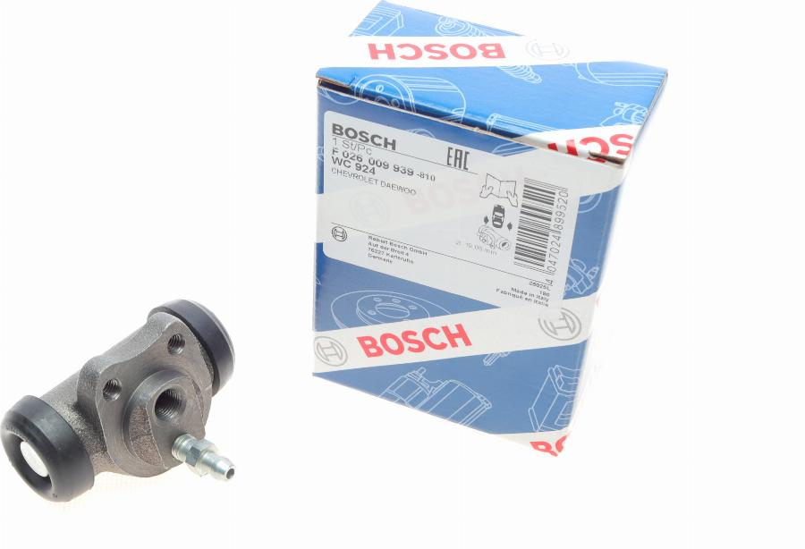 BOSCH F 026 009 939 - Jarrusylinteri inparts.fi