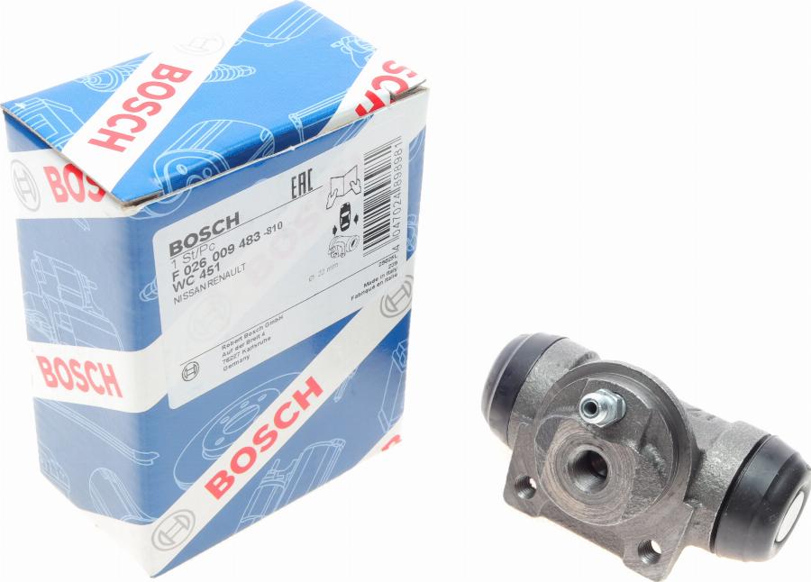 BOSCH F 026 009 483 - Jarrusylinteri inparts.fi