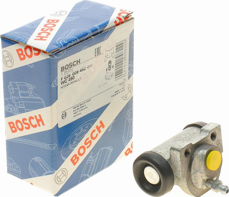 BOSCH F 026 009 482 - Jarrusylinteri inparts.fi