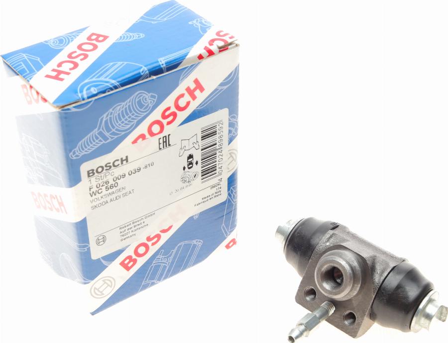 BOSCH F 026 009 039 - Jarrusylinteri inparts.fi