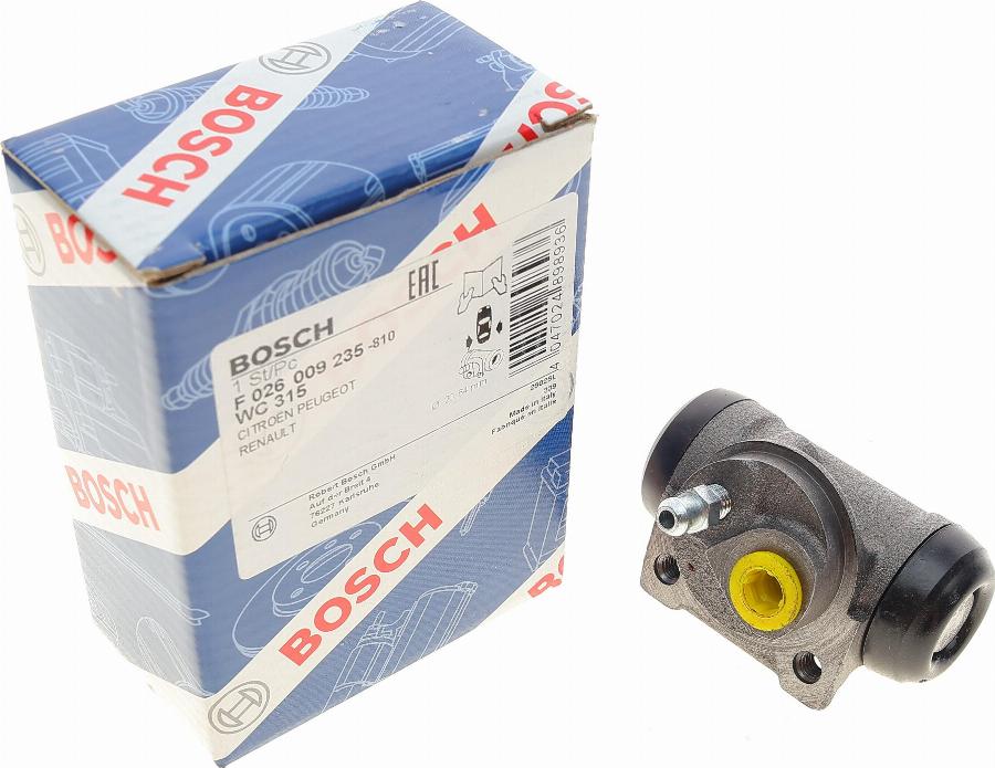 BOSCH F 026 009 235 - Jarrusylinteri inparts.fi