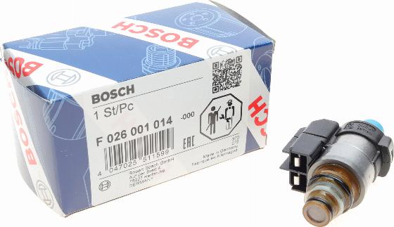 BOSCH F 026 001 014 - Kytkentäventtiili, autom. vaihteisto inparts.fi