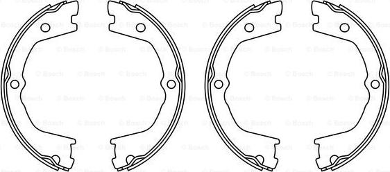 BOSCH F 026 008 022 - Jarrukenkäsarja, seisontajarru inparts.fi