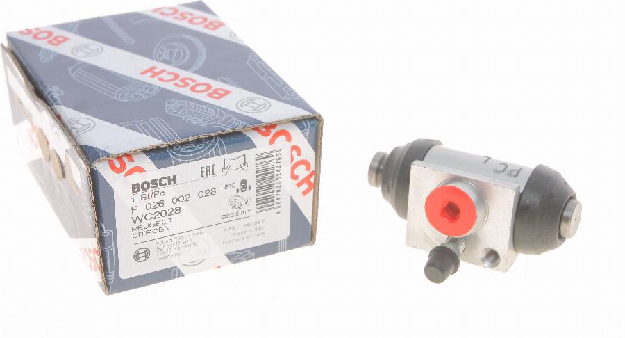 BOSCH F 026 002 028 - Jarrusylinteri inparts.fi