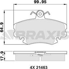 Valeo 671155 - Jarrupala, levyjarru inparts.fi