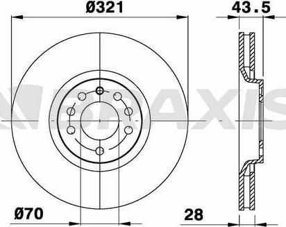 HELLA 8DD 355 113-091 - Jarrulevy inparts.fi