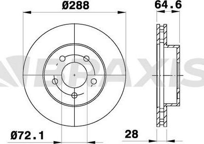 Maxgear 19-2286SPORT - Jarrulevy inparts.fi