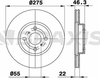 FOMAR Friction FO 4091 - Jarrulevy inparts.fi