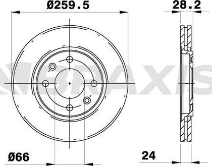 Textar 92078603 - Jarrulevy inparts.fi