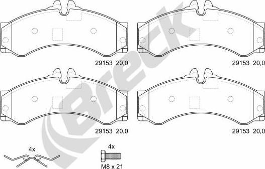 Breck 29153 00 703 00 - Jarrupala, levyjarru inparts.fi