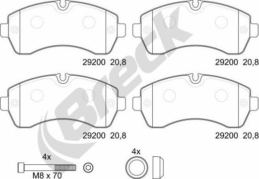 Breck 29200 00 703 00 - Jarrupala, levyjarru inparts.fi