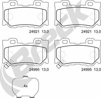 Breck 24995 00 554 00 - Jarrupala, levyjarru inparts.fi