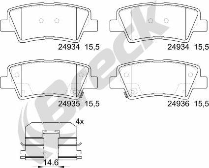 Breck 24934 00 702 00 - Jarrupala, levyjarru inparts.fi