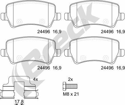 Breck 24496 00 702 00 - Jarrupala, levyjarru inparts.fi