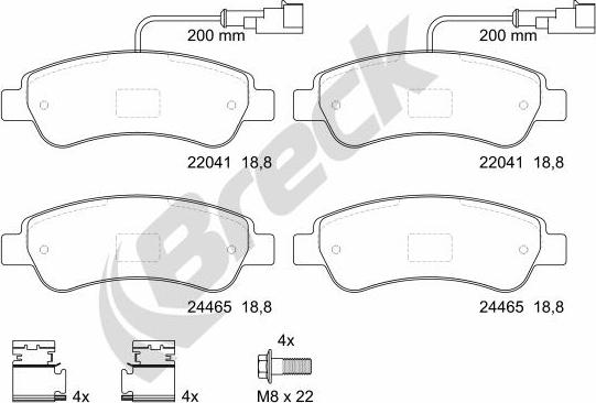 Breck 24465 00 703 10 - Jarrupala, levyjarru inparts.fi