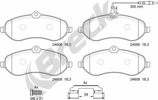 Breck 24595 00 701 00 - Jarrupala, levyjarru inparts.fi