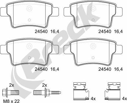 Breck 24540 00 704 00 - Jarrupala, levyjarru inparts.fi