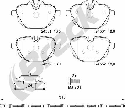 Breck 24561 00 552 00 - Jarrupala, levyjarru inparts.fi