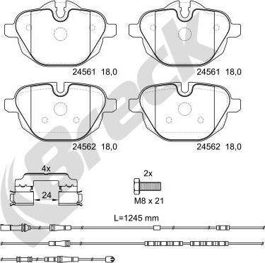 Breck 24561 00 552 10 - Jarrupala, levyjarru inparts.fi